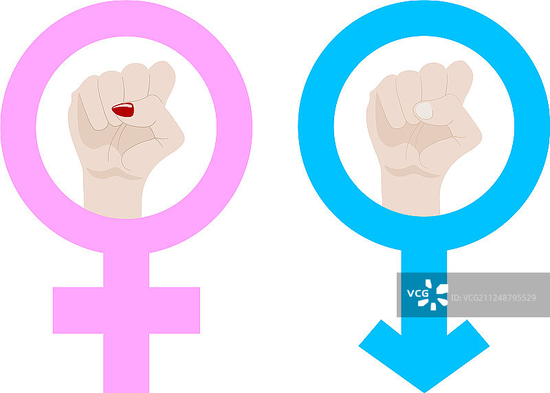 性别平等：男人和女人图片素材