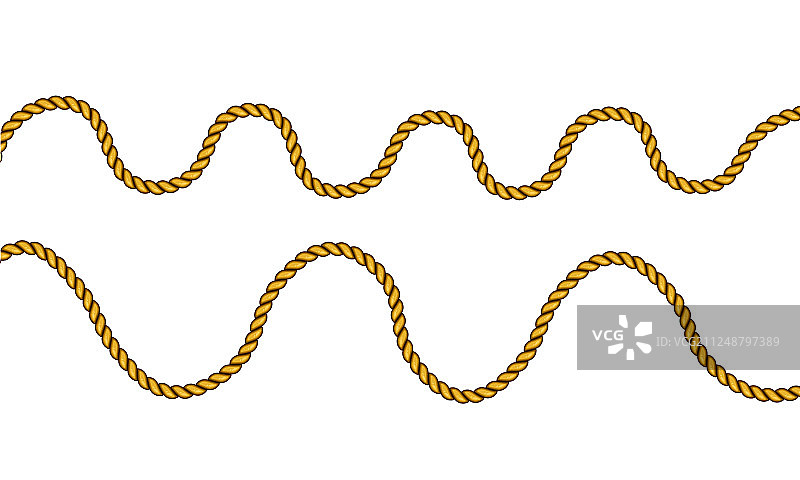 逼真纤维绳索图片素材