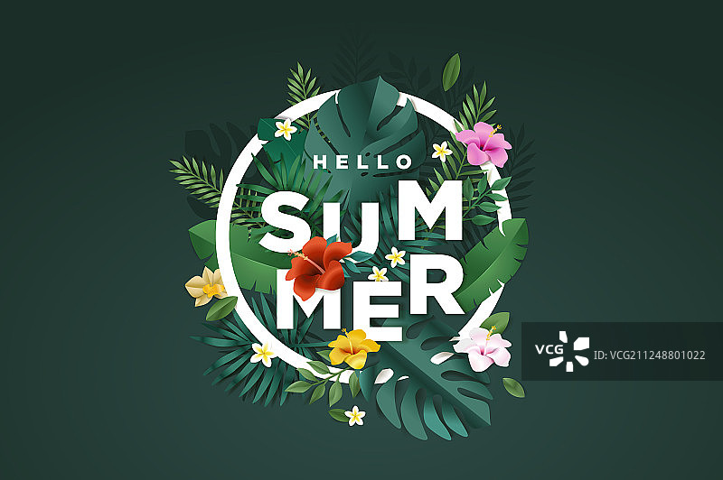 夏季标志图片素材