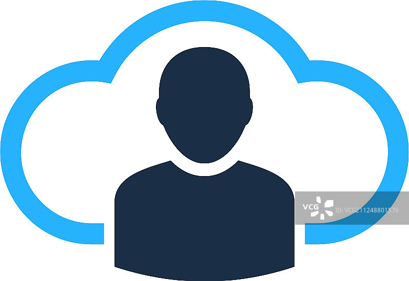 云用户徽标图标设计图片素材