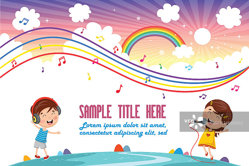 儿童音乐图片素材