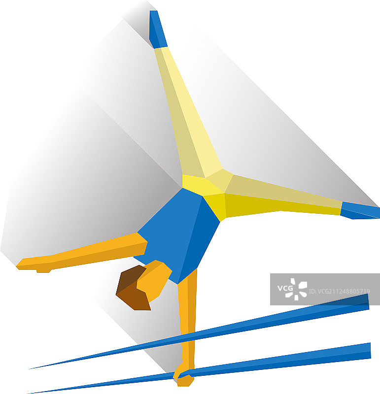 体操运动员在双杠上表演图片素材