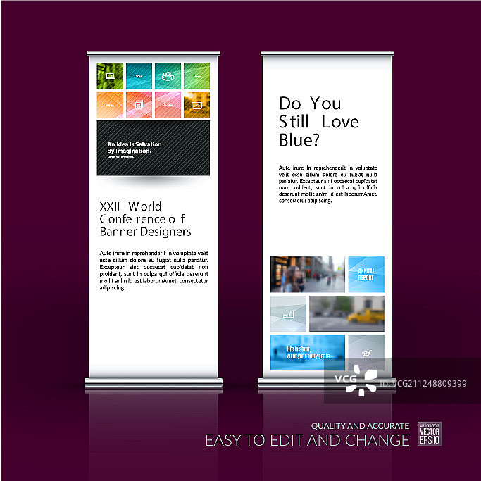 抽象业务集现代卷起来图片素材