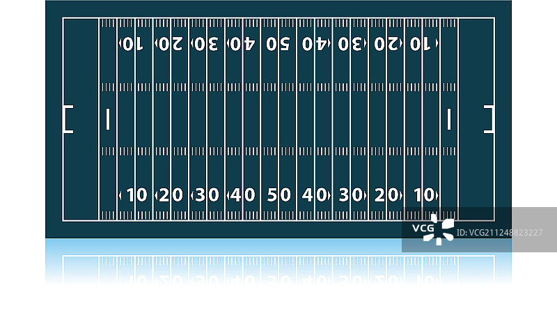 美式橄榄球场地标记图标图片素材