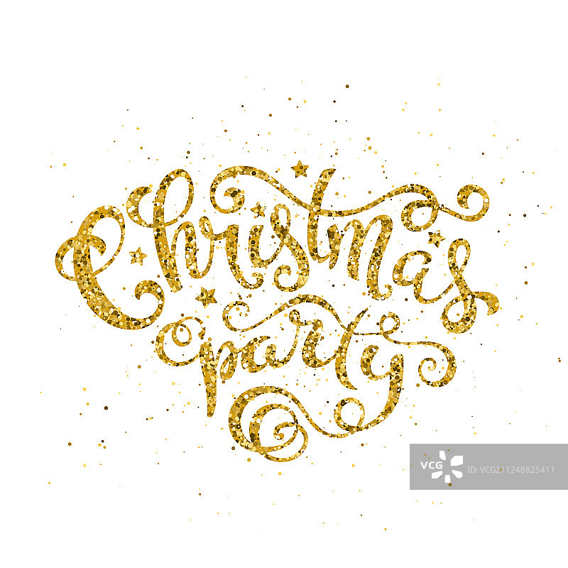 圣诞节派对手写字母图片素材