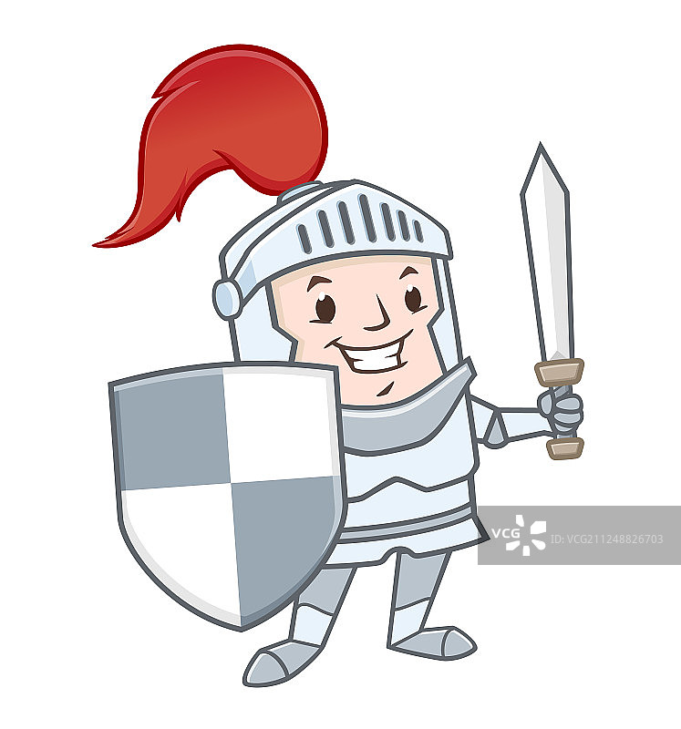 卡通骑士图片素材