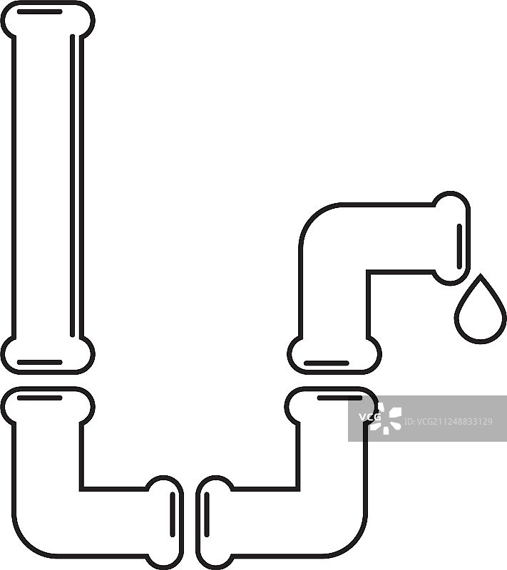 管道图标图形设计模板图片素材