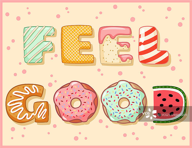 感觉良好可爱的趣味明信片诱惑图片素材