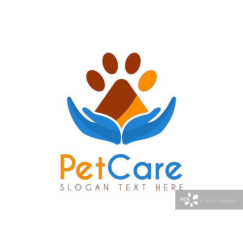 宠物护理标志图标符号和App图标图片素材