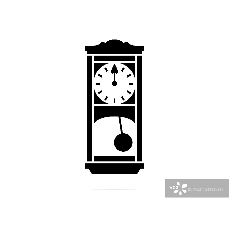 古董时钟概念图标图片素材