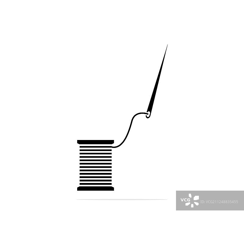 针和线图标概念图片素材