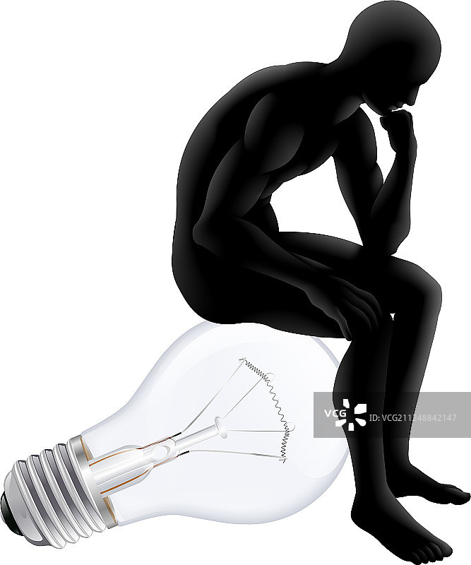 寻找创意的思考者图片素材