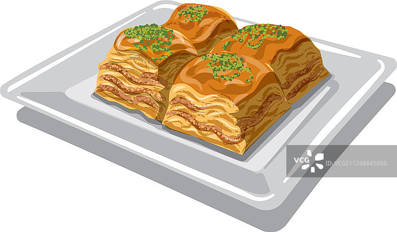 甜点果仁蜜饼图片素材