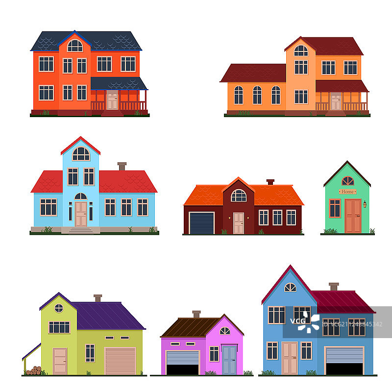 家庭住宅合集图片素材