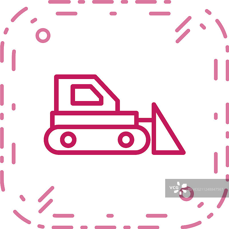 推土机图标图片素材