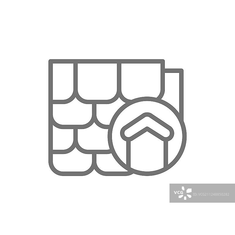 屋顶维修施工图片素材