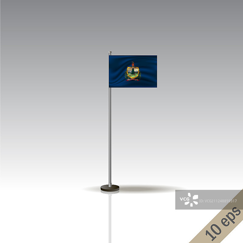 佛蒙特州旗帜模板图片素材