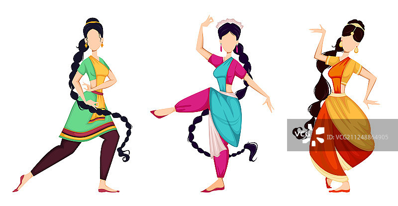 跳舞的快乐Onam印度妇女图片素材