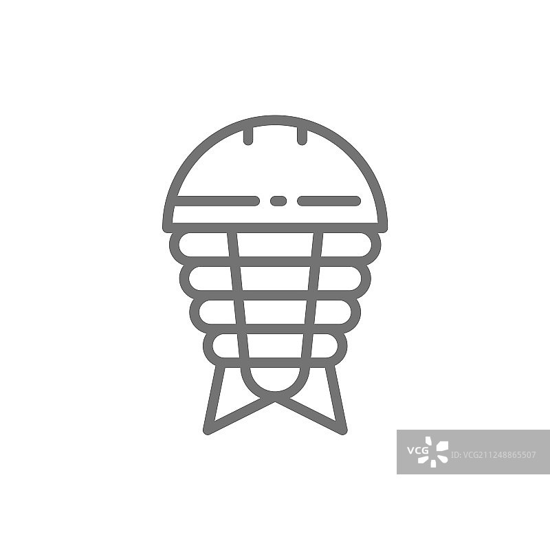 甲胄鱼史前鱼类古生代线条图片素材