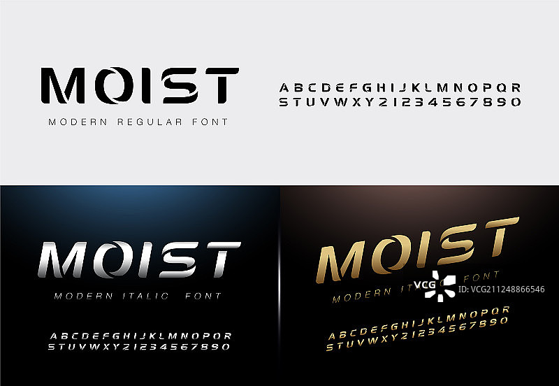 运动未来曲线波浪现代字母字体图片素材