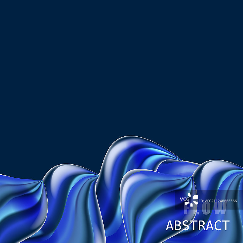 现代流体渐变彩色流动组合图片素材