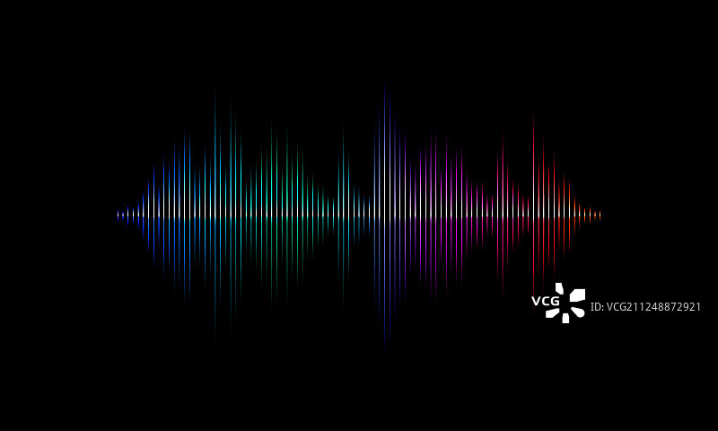 无线电音频光波背景图片素材