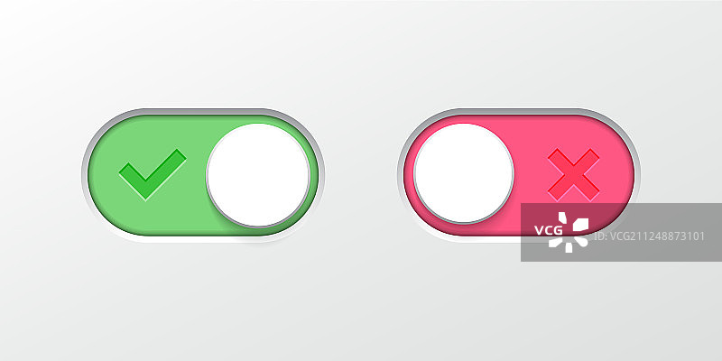 切换按钮滑块Web UI图标图片素材