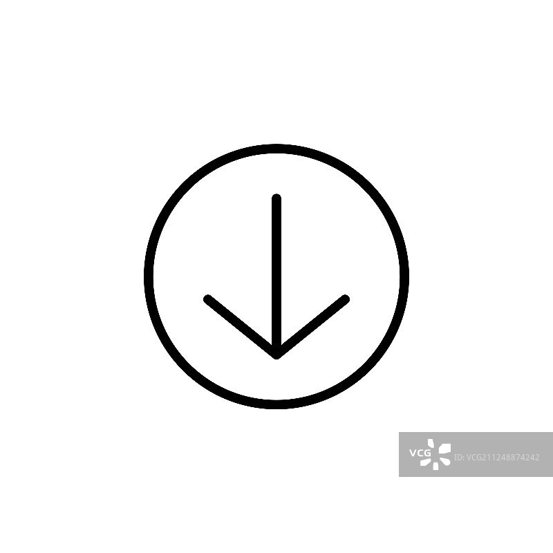 网页设计向下滚动图标图片素材