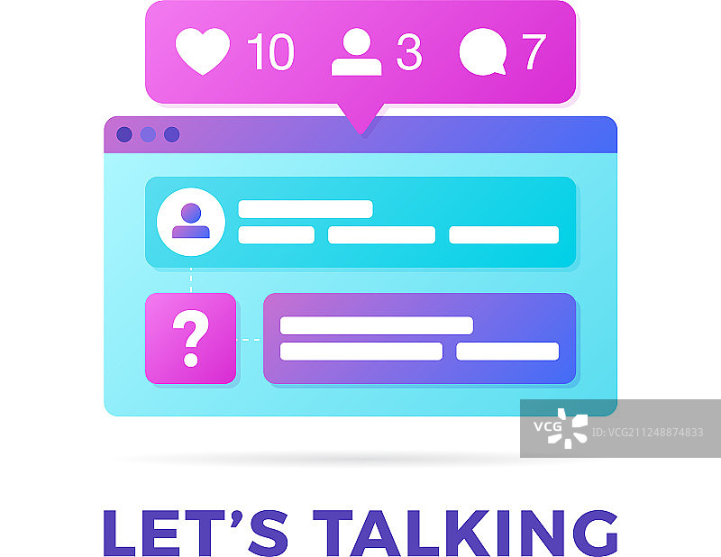 社交媒体图片素材