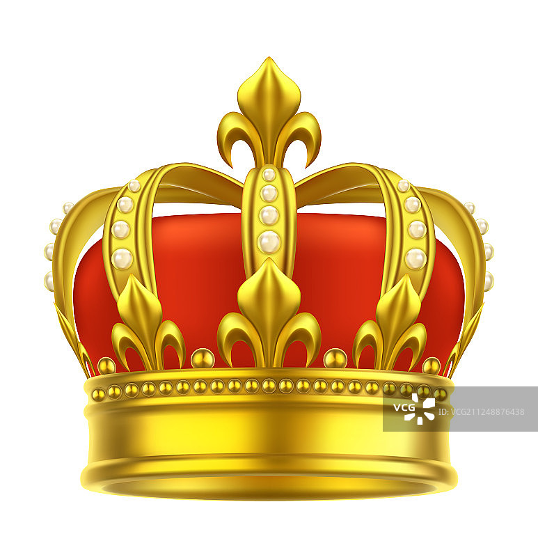 皇冠图标：国王与王后游戏头饰图片素材