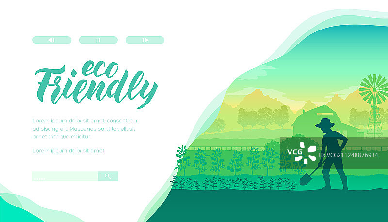 农民进行农业劳动，关心收成图片素材