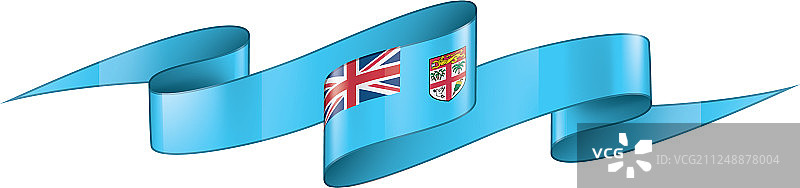 白色的斐济国旗图片素材