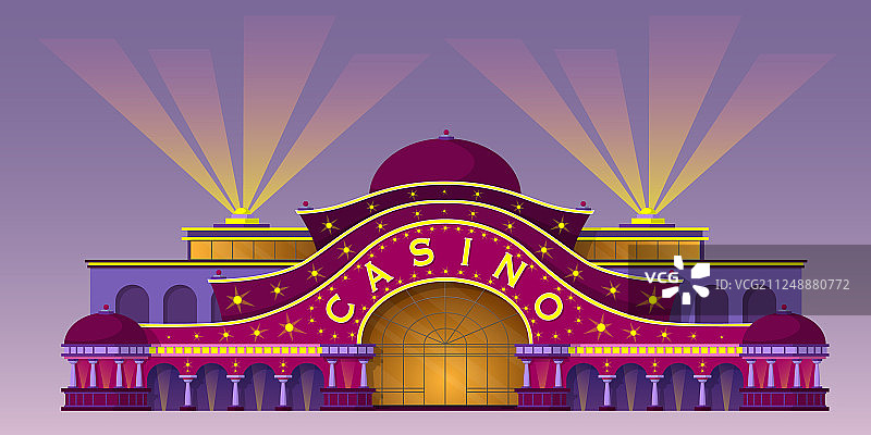 赌场建筑外立面图片素材