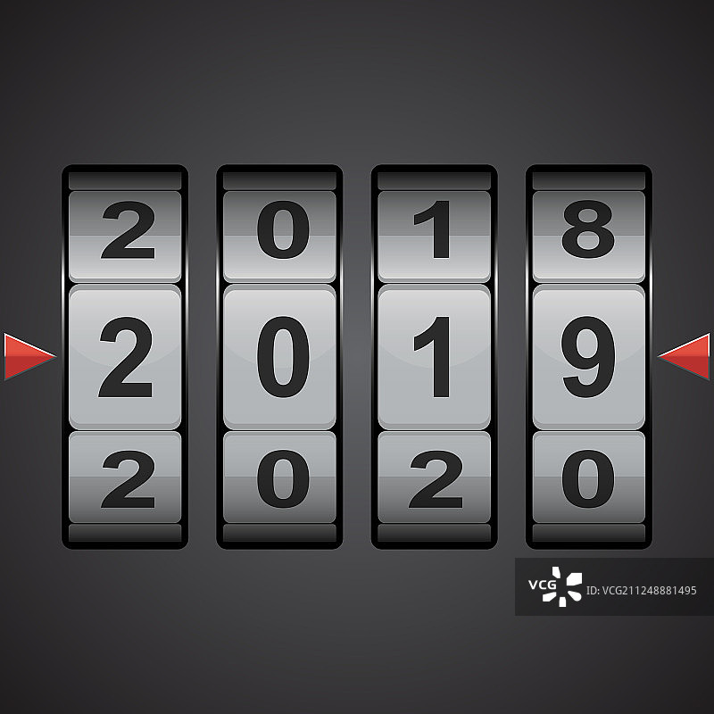 密码锁数字新年快乐图片素材