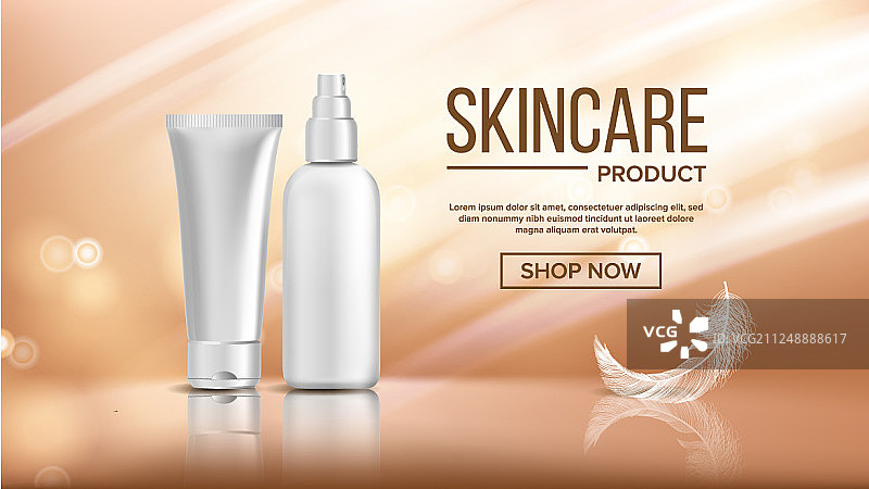 化妆品瓶广告奢华灯光图片素材