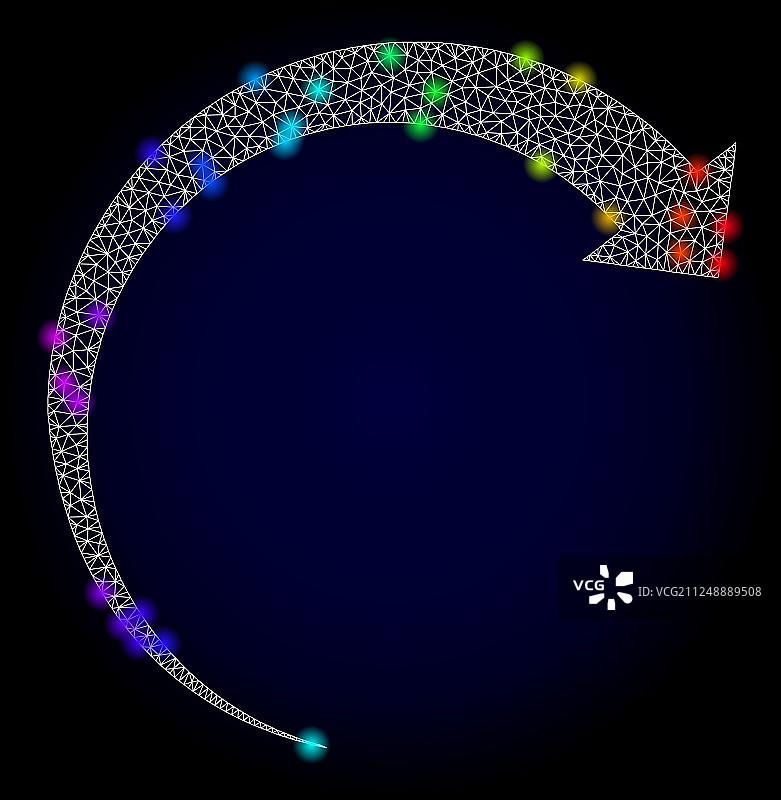 线框网格向前旋转图片素材