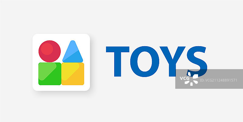 儿童玩具店徽标图片素材