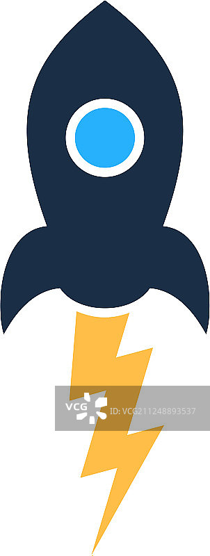 火箭动力Logo图标设计图片素材