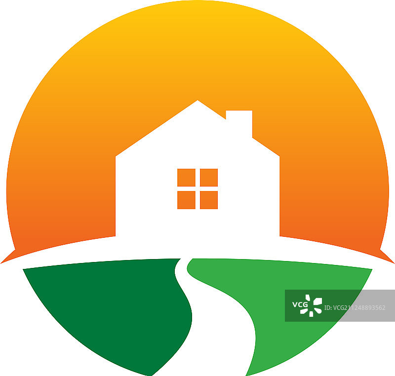 阳光房地产logo图标设计图片素材