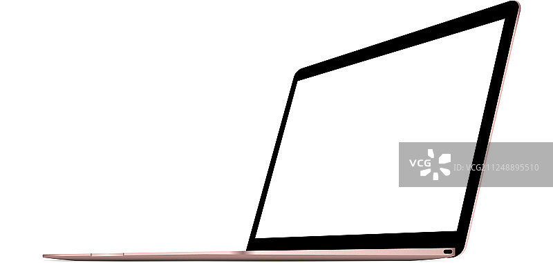 粉色笔记本电脑模型图片素材