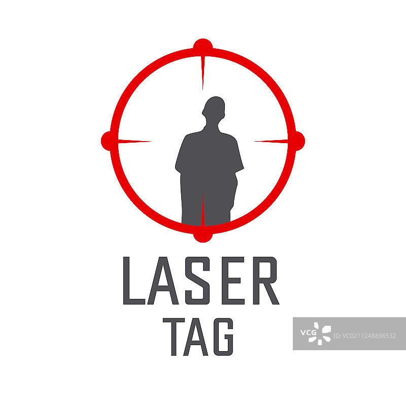 激光标签和气枪logo图片素材