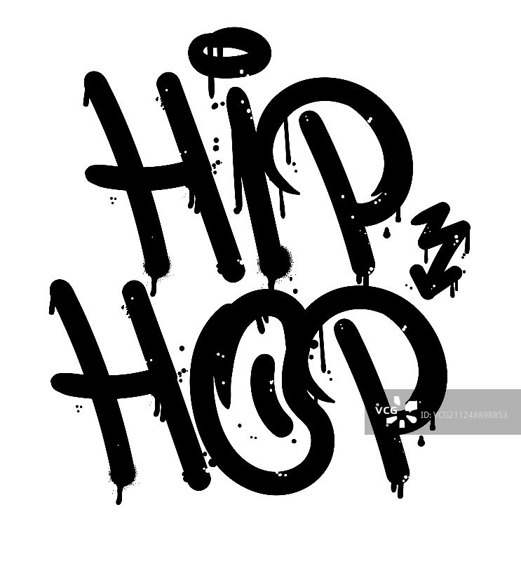 嘻哈涂鸦标签图片素材