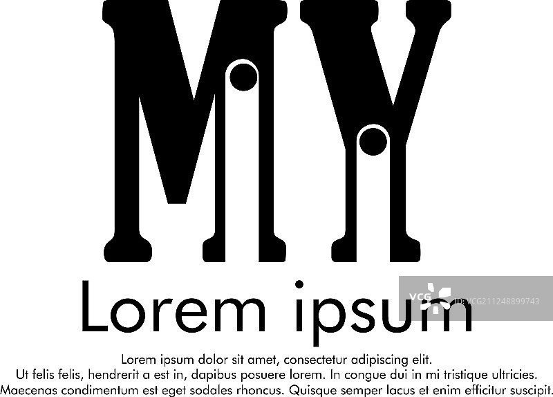 我最初的抽象logo概念图片素材