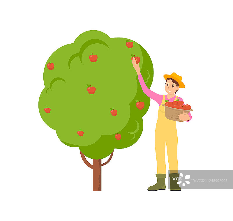 农作物收获季图标图片素材