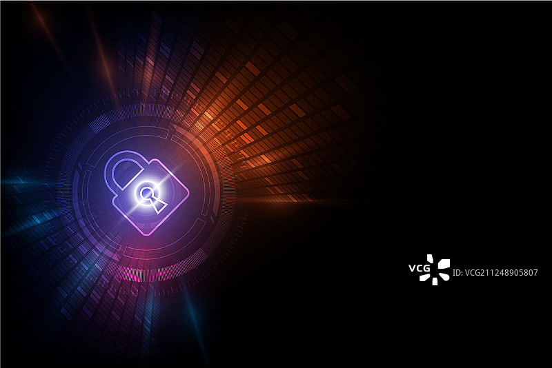 抽象安全数字科技背景图片素材