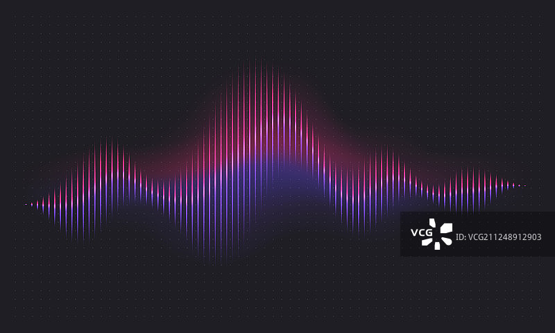 抽象声波语音数字波形图片素材