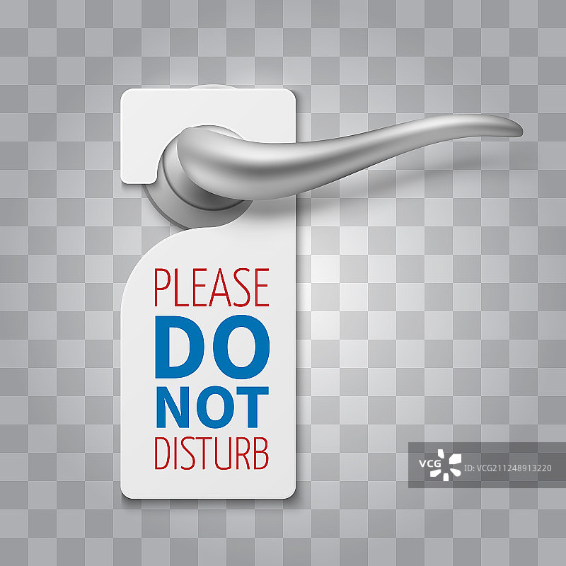 酒店房间请勿打扰门牌图片素材