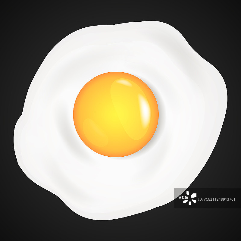 卡通风格的煎蛋卷图片素材