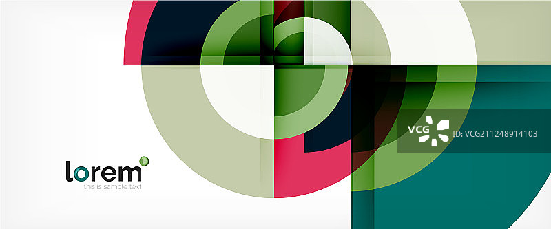 现代几何圆抽象背景图片素材