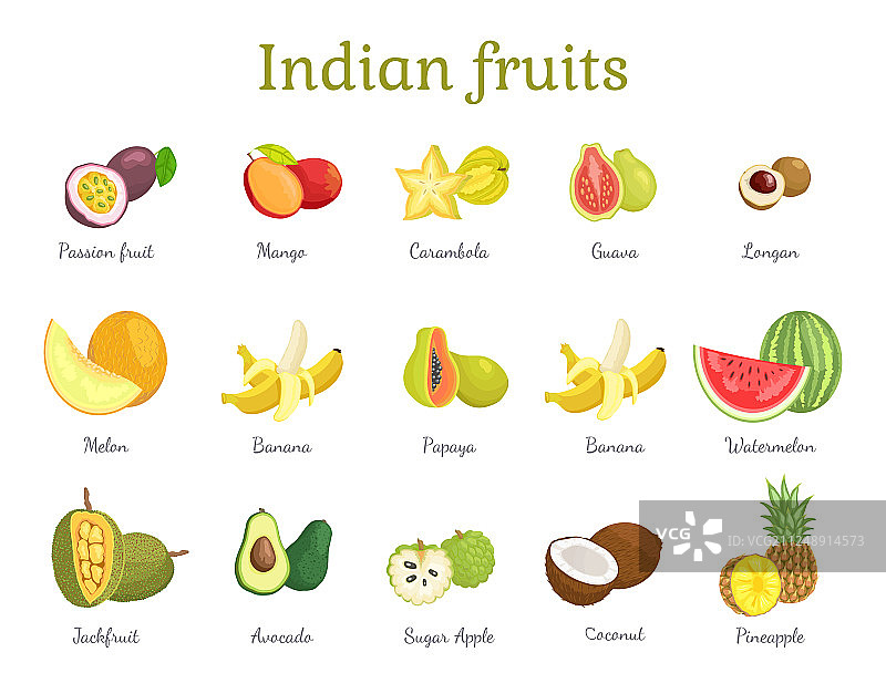 印度水果套餐印度食品图片素材